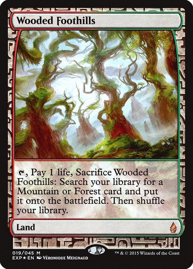 wooded foothills