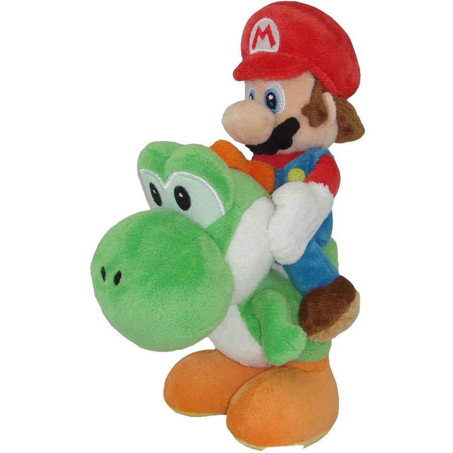 Mario Riding Yoshi 8" Plush - Retail, For Super Mario®