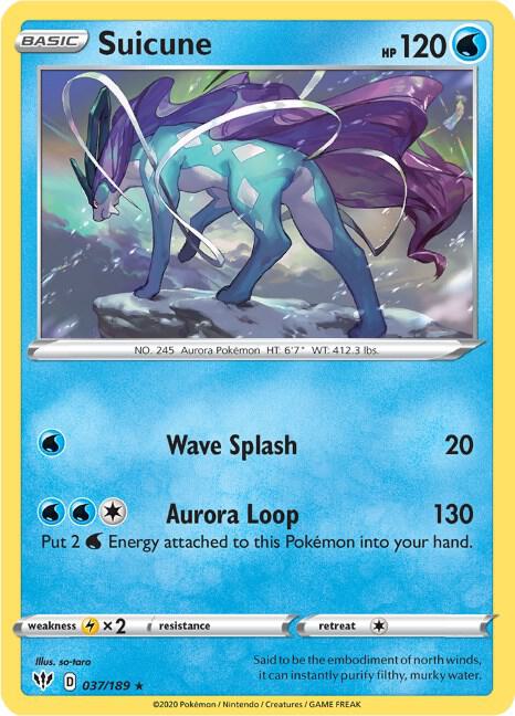 suicune 37 (reverse holo)