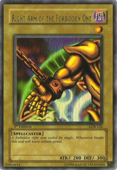right arm of the forbidden One