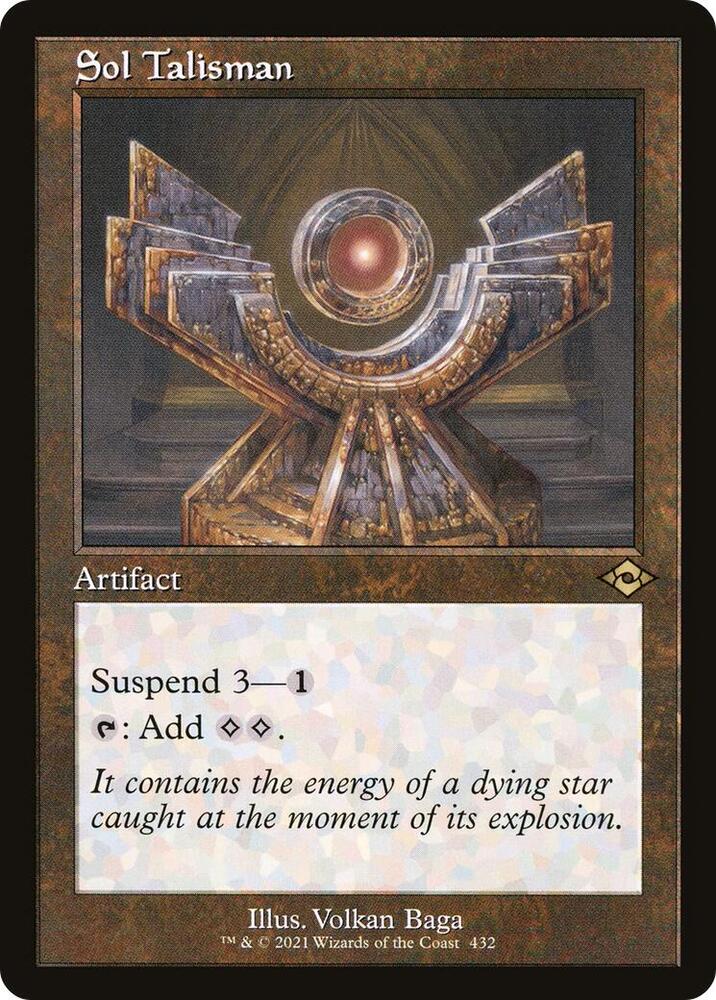 Sol Talisman (Retro Frame)