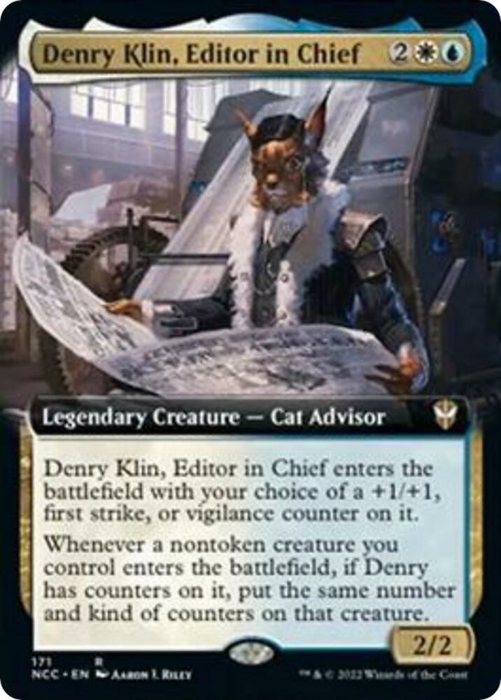 Denry Klin, Editor in Chief (Extended Art)