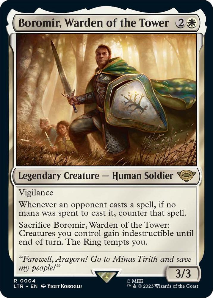 boromir, warden of the tower