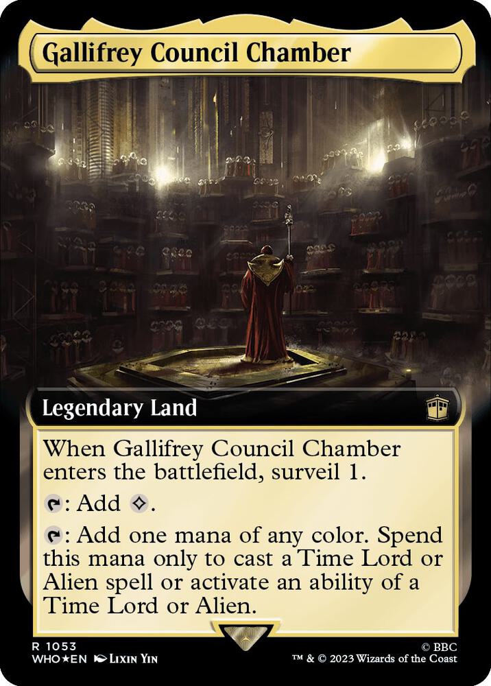 Gallifrey Council Chamber (Extended Art) (Surge Foil)
