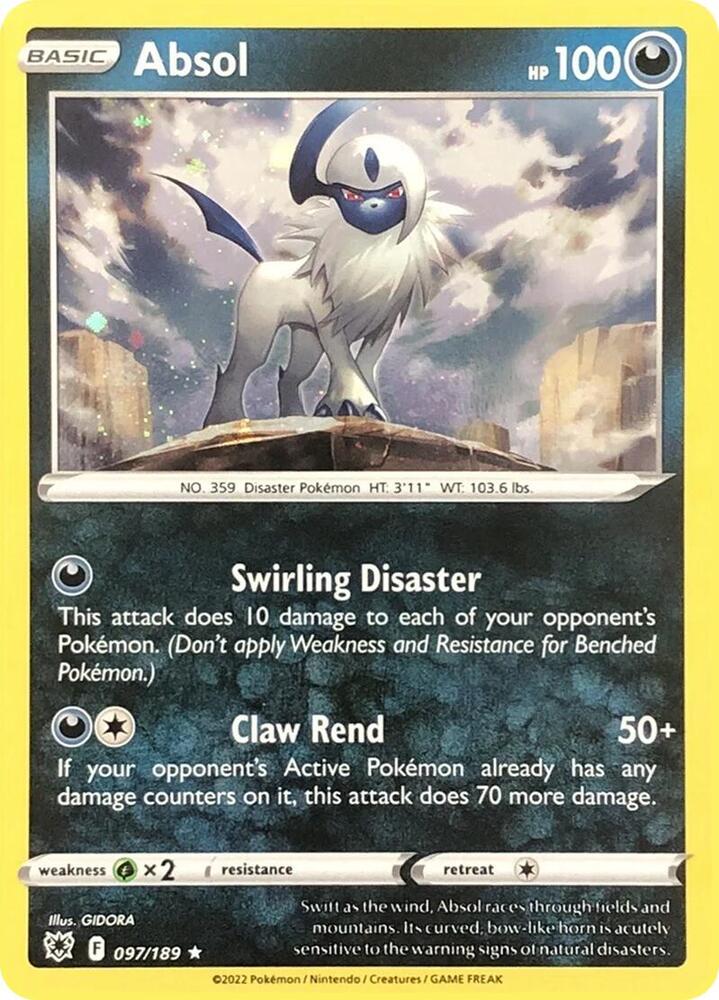 Absol - 097/189 (Cosmos Holo)