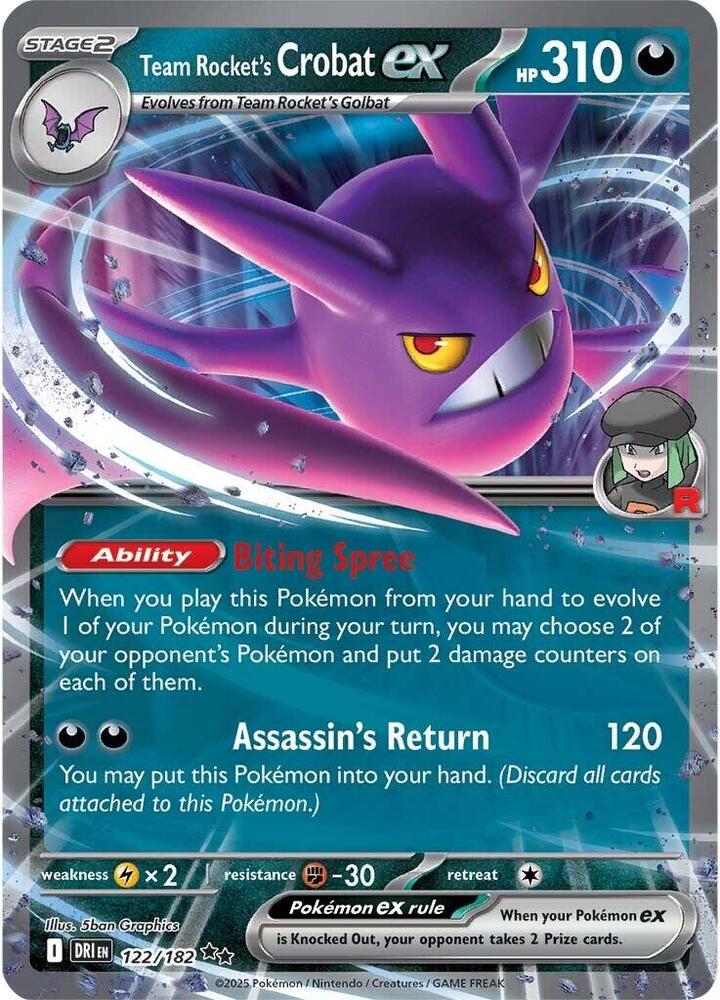 team rocket's crobat 122