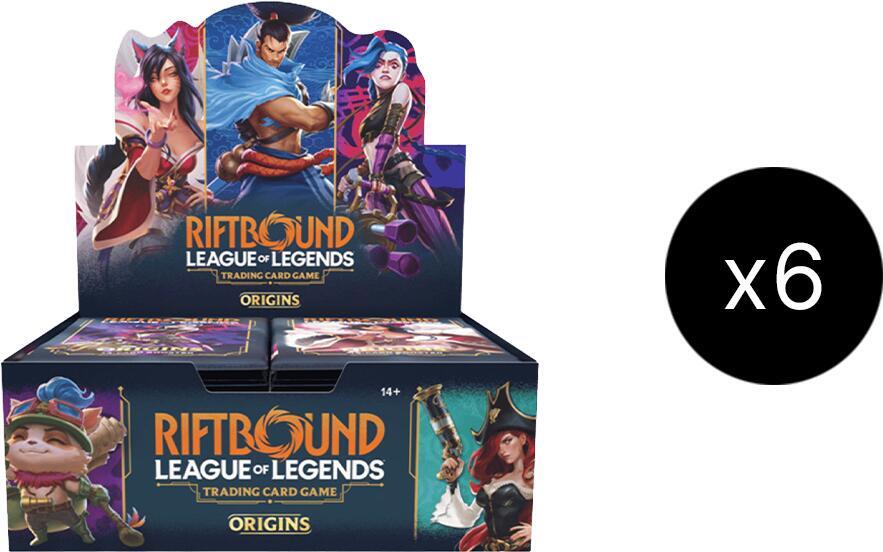 Riftbound: League of Legends TCG - Origins Booster Box Case (6 Boxes)