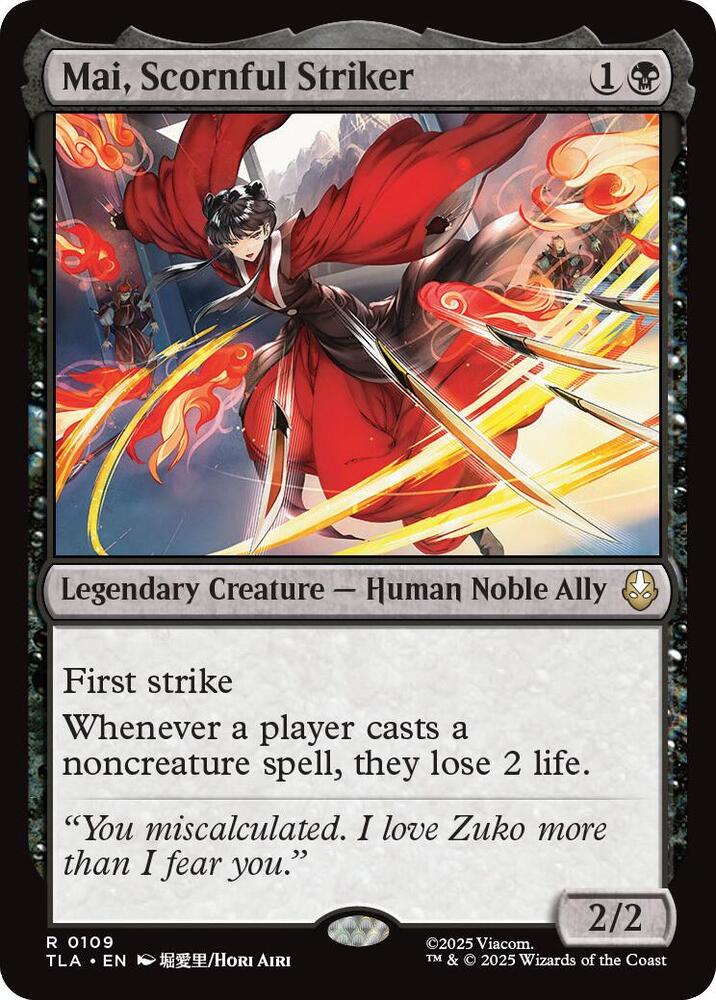 mai, scornful striker