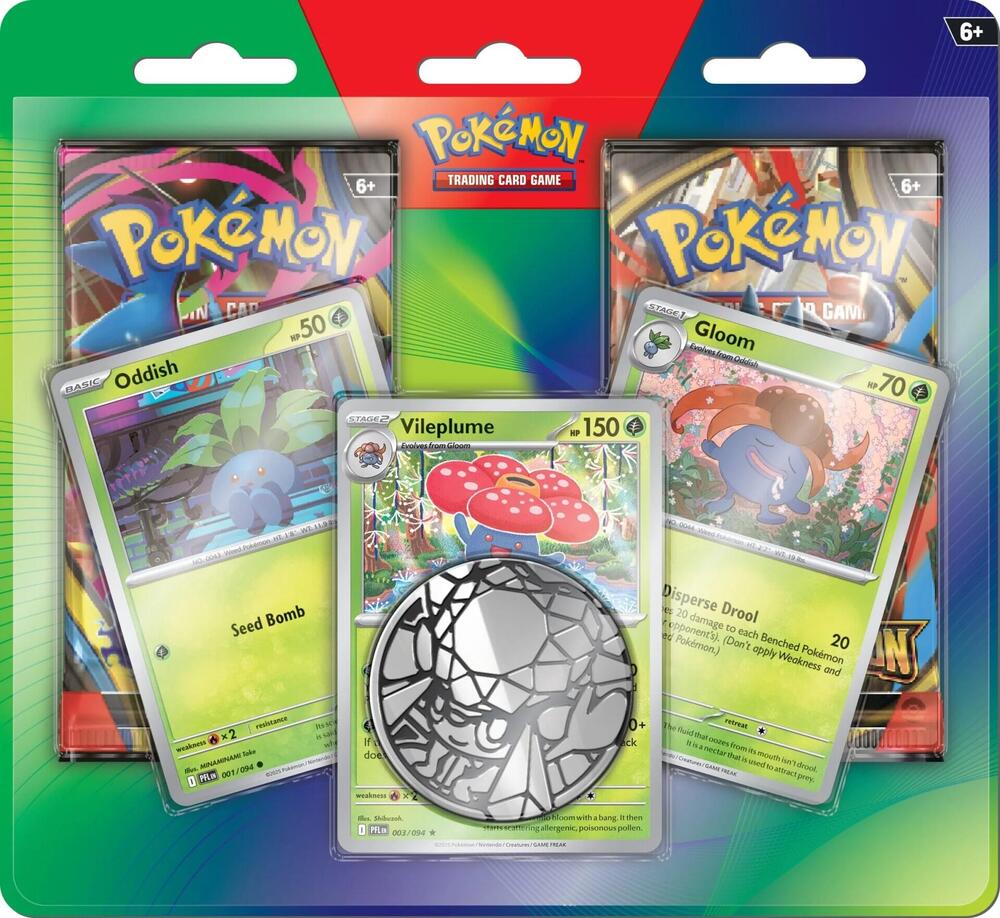 two pack blister (oddish)
