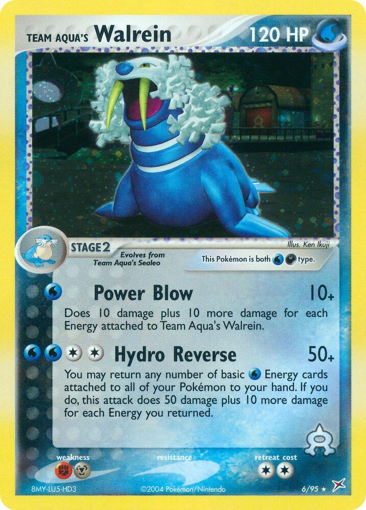team aqua's walrein 6