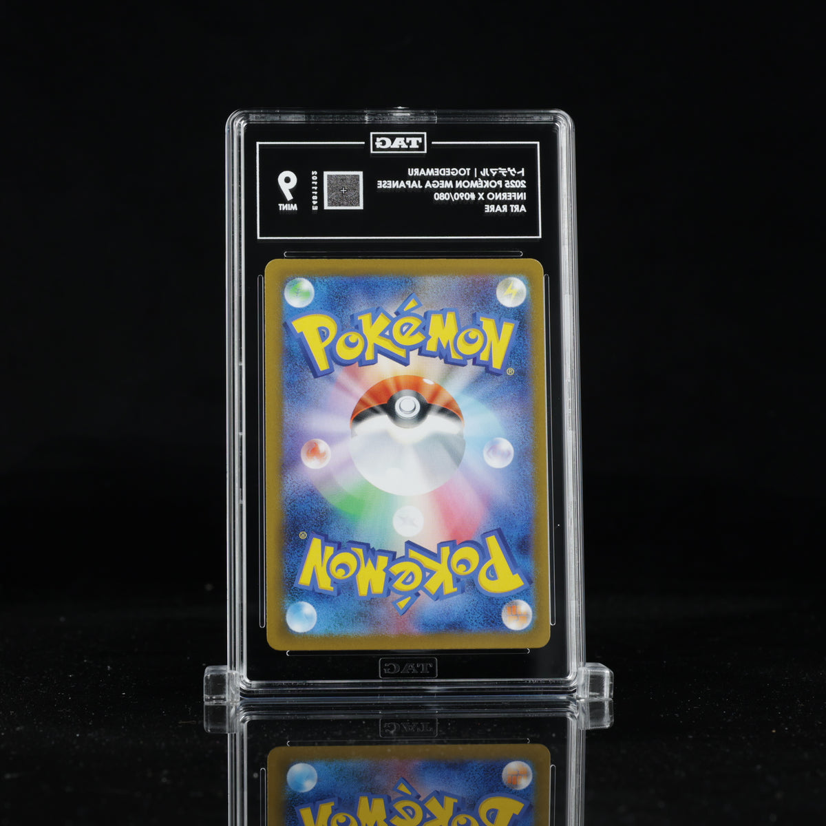 TAG 9 2025 POKÉMON MEGA JAPANESE #090/080 INFERNO X TOGEDEMARU PSA
