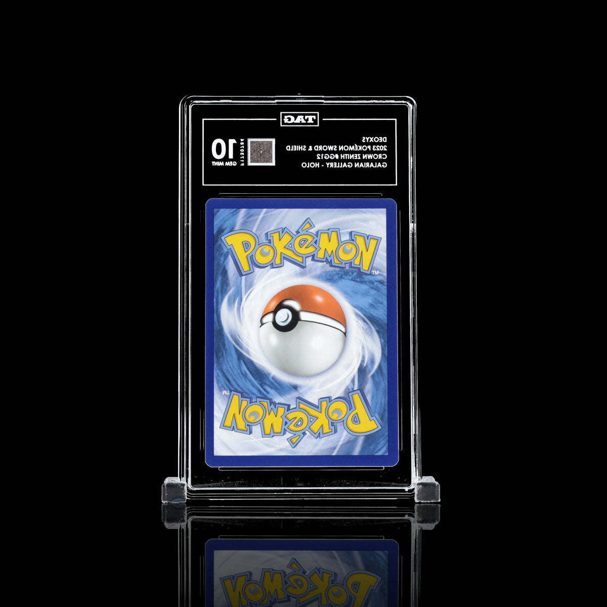 TAG 10 2023 POKÉMON SWORD & SHIELD #GG12 CROWN ZENITH GALARIAN GALLERY DEOXYS - PSA
