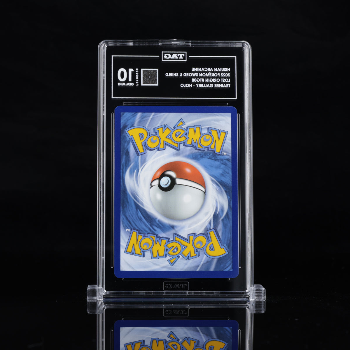 TAG 10 2022 POKÉMON SWORD & SHIELD #TG08 LOST ORIGIN TRAINER GALLERY HISUIAN ARCANINE - PSA