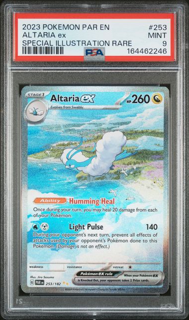 PSA 2023 POKEMON PAR EN-PARADOX RIFT #253 ALTARIA ex SPECIAL ILLUSTRATION RARE - 9