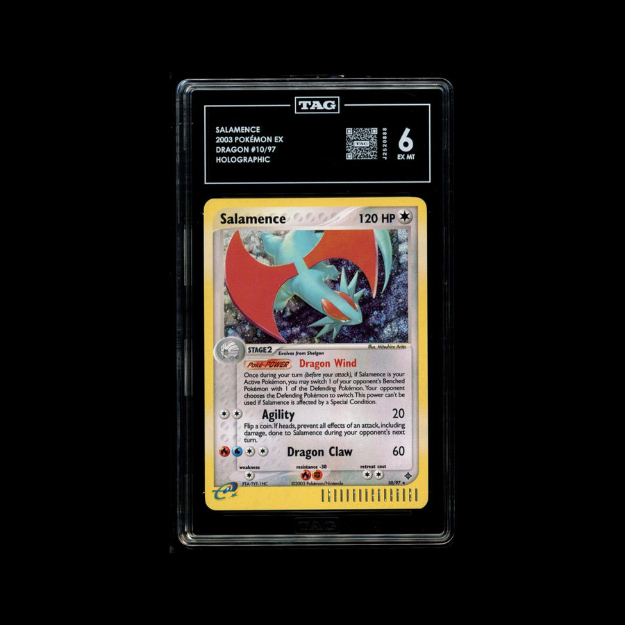 TAG 6 2003 POKÉMON EX #10/97 DRAGON SALAMENCE - PSA