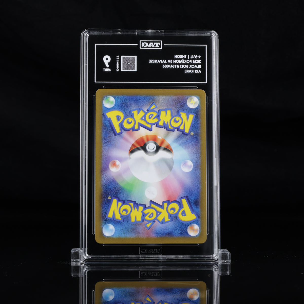TAG 9 2025 POKÉMON SCARLET & VIOLET JAPANESE #134/086 BLACK BOLT THROH PSA
