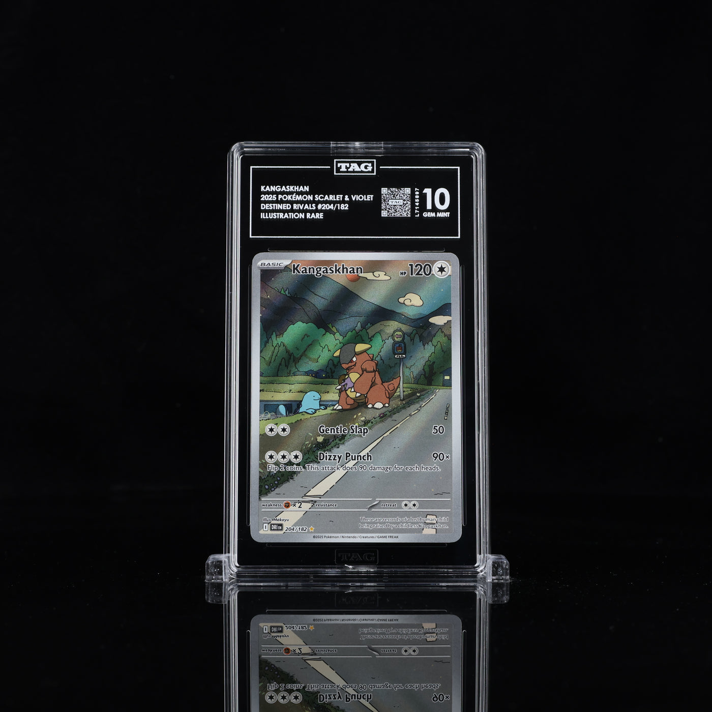 TAG 10 2025 POKÉMON SCARLET & VIOLET #204/182 DESTINED RIVALS KANGASKHAN - PSA