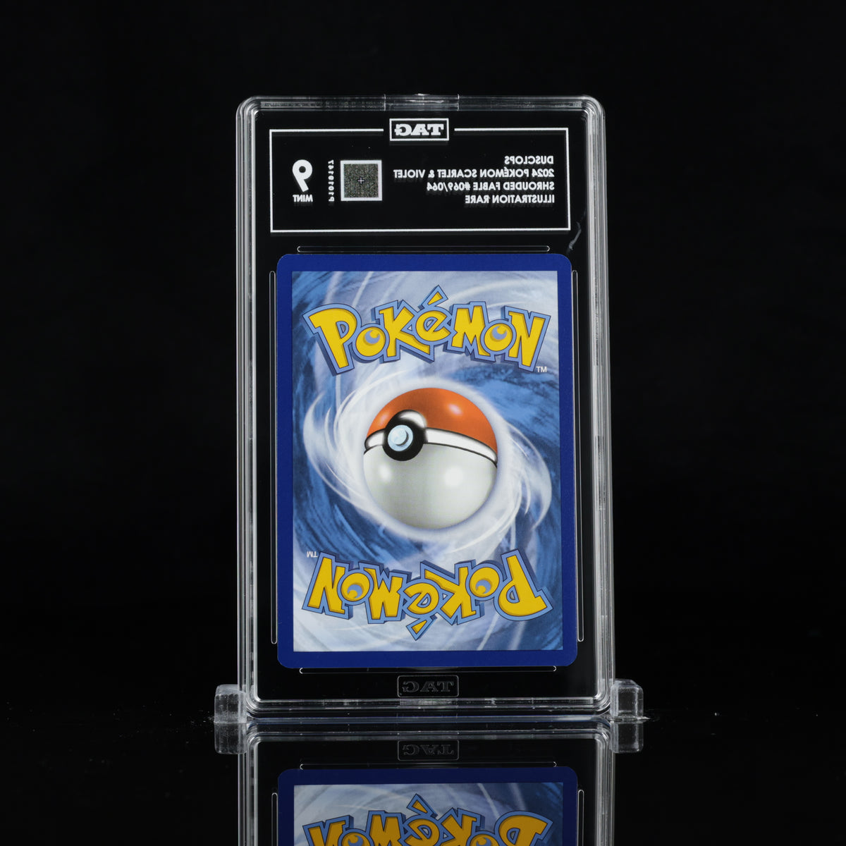 TAG 9 2024 POKÉMON SCARLET & VIOLET #069/064 SHROUDED FABLE DUSCLOPS - PSA