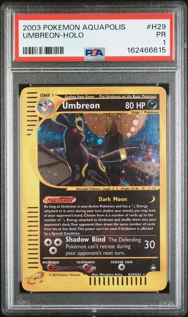 PSA 2003 POKEMON AQUAPOLIS #H29 UMBREON-HOLO - 1