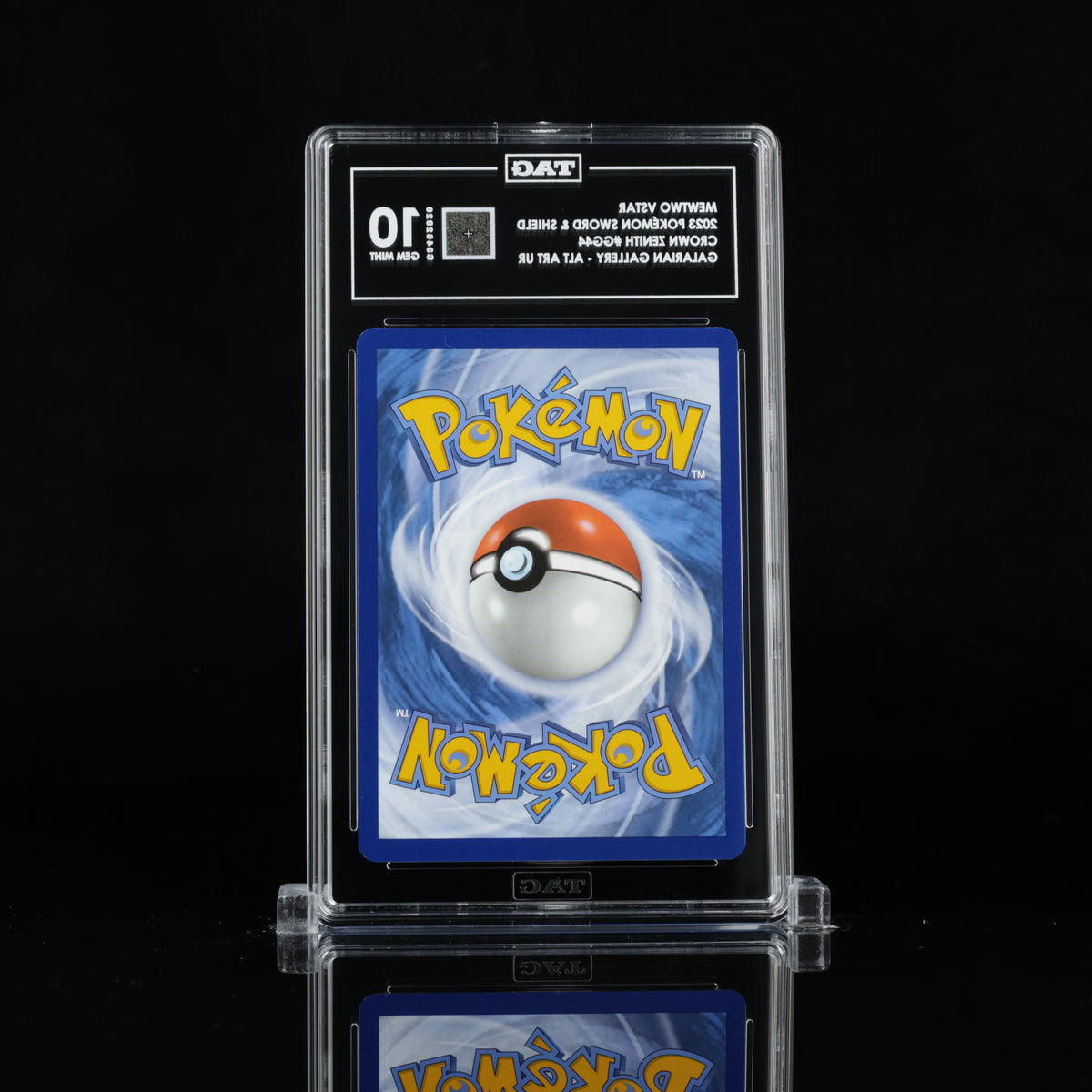 TAG 10 2023 POKÉMON SWORD & SHIELD #GG44 CROWN ZENITH GALARIAN GALLERY MEWTWO VSTAR - PSA