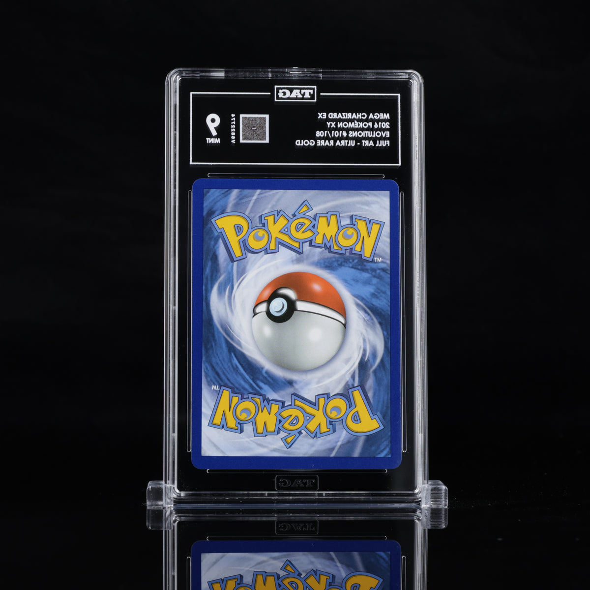TAG 9 2016 POKÉMON XY #101/108 EVOLUTIONS MEGA CHARIZARD EX - PSA