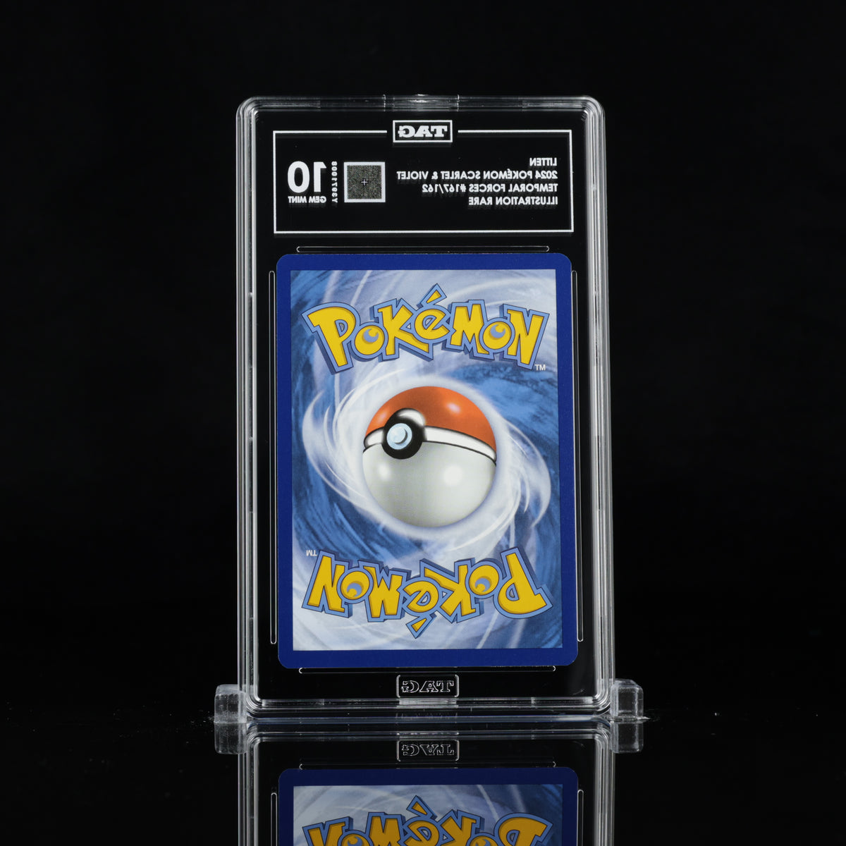 TAG 10 2024 POKÉMON SCARLET & VIOLET #167/162 TEMPORAL FORCES LITTEN - PSA