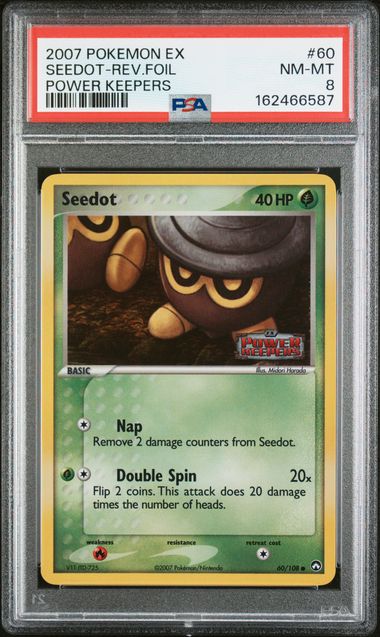 PSA 2007 POKEMON EX POWER KEEPERS #60 SEEDOT-REV.FOIL - 8
