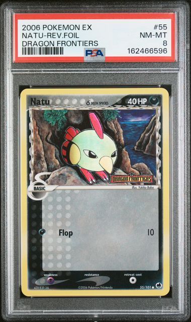PSA 2006 POKEMON EX DRAGON FRONTIERS #55 NATU-REV.FOIL - 8